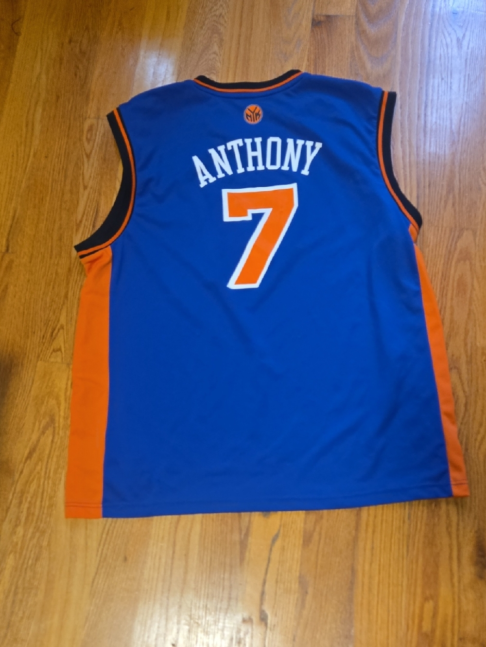 Adidas New York Knicks Carmelo Anthony # 7 Jersey Blue. Mens  XL . - Picture 5 of 5